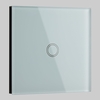 Biard 1 Gang White Glass Designer Touch Light Switch