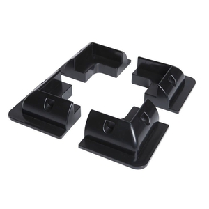Biard 150mm Solar Panel Corner Mounts Black - 4 Pack