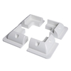 Biard 150mm Solar Panel Corner Mounts White - 4 Pack