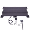 Biard 150W Black Solar Panel Kit with Corner/Side Mounts,  10A Charge Controller & 5m Extension Cables