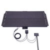 Biard 150W Black Solar Panel Kit with End/Side Mounts,  10A Charge Controller & 5m Extension Cables