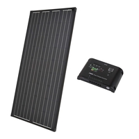 Biard 150W Black Solar Panel with 10A Charge Controller