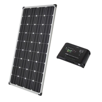 Biard 150W Silver Solar Panel with 10A Charge Controller