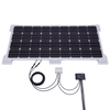 Biard 150W White Solar Panel Kit with Corner/Side Mounts,  10A Charge Controller & 5m Extension Cables