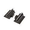 Biard 180mm Black Solar Panel Side Mounts Black - 2 Pack