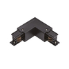 Biard 3 Circuit L Shaped Connector - Black