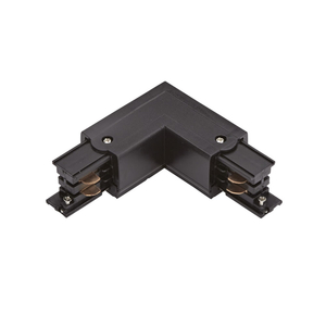 Biard 3 Circuit L Shaped Connector - Black