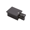 Biard 3 Circuit Power Recessed Connector - Black