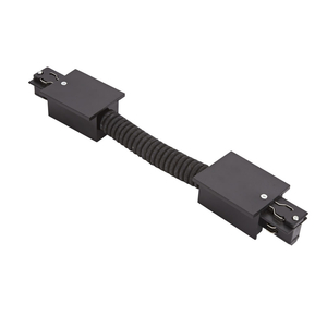 Biard 3 Circuit Recessed Bendy Connector - Black