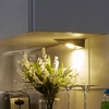 Biard 3 x Stainless Steel Triangle LED Under Cabinet Light with Power Supply and 6 Port Adapter
