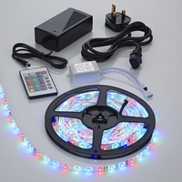 Biard 5 Meter 300 LED RGB 3528 Strip Lights Kit Waterproof With Power Supply & Controller