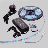 Biard 5 Metre 300 LED RGB 3528 Strip Light Waterproof With Power Supply & RF Controller