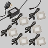 Biard 6 x Square LED Plinth Light Kit 58mm Waterproof
