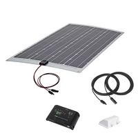 Biard 80W Flexible Solar Panel with 10A Charge Controller