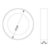 Biard Ambiente Round LED Ceiling Light - Black
