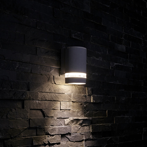 Biard Architect Black Round Wall Light