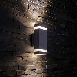 Biard Architect IP54 Square Up/Down Outdoor Wall Light
