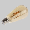 Biard B22 Traditional Gold Vintage LED Filament Bulb 6W