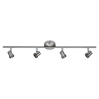 Biard Brunswick Four Spotlight Ceiling Bar Fitting