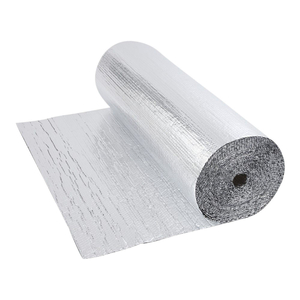 Biard Double Sided Aluminium Foil Insulation with Double Layer Air Bubble 10m x 1.2m Roll 12m2