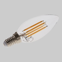 Biard E14 Vintage LED Filament Candle Bulb 4W