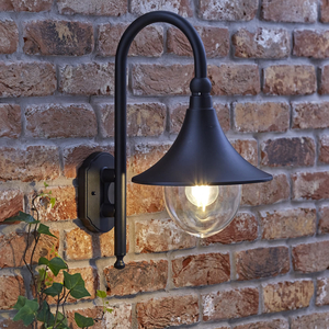Biard Florence IP44 Swan Neck Outdoor Wall Light