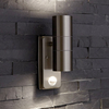 Biard Le Mans IP44 Up/Down Outdoor Wall Light with PIR