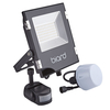 Biard LED 30W IP65 Slim Floodlight with Optional PIR/Photocell - Black