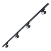 Biard LED 4 x 7W Lights 2m Track Light Kit - Black