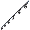 Biard LED 6 x 12W Lights 3m Track Light Kit - Black