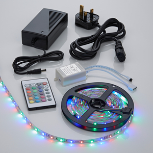 Biard LED IP20 5m 3528 Plug & Play Strip Light Kit - RGB