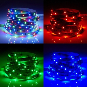 Biard LED IP20 5m 3528 Strip Light - RGB