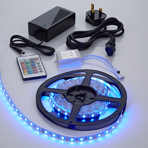 Biard LED IP20 5m 5050 Plug & Play Strip Light Kit - RGB