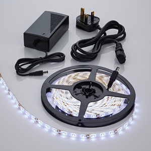 Biard LED IP65 5m 3528 Plug & Play Strip Light Kit - Cool White