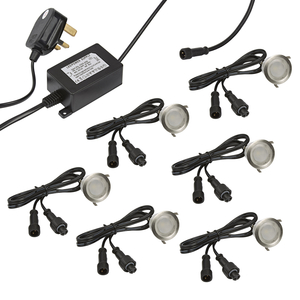 Biard LED IP65 Decking Light - 6 Pack
