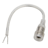 Biard LED IP67 Power Connector - Female Jack to 2 Core Wire