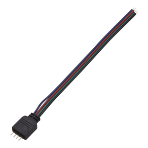 Biard LED Strip Connector Wire for 5050 10mm RGB - Male or Female 4 Pin