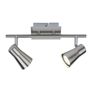Biard Manhattan Twin Spotlight Ceiling Bar Fitting