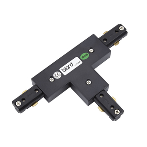 Biard T-Shaped Connector for Track Light - Black