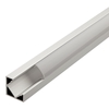 Biard V-Shaped Aluminium Profile with Curved Frosted Cover and End Cap Set
