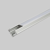 Biard V-Shaped Finned Aluminium Profile with Flat Opal or Transparent Cover and End Cap Set