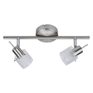 Biard Vermont 2 Light Ceiling Spotlight Fitting - Satin Nickel