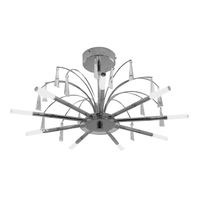 Collingdale 9 Arm Chrome Ceiling Pendant