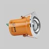 DaxLite Fire Rated 240V GU10 Tilt Downlighter With Easy Twistlock Chrome Bezel