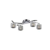 Finsbury 4 Arm Chrome Ceiling Pendant