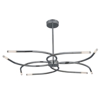 Hampstead 8 Arm Chrome Ceiling Pendant