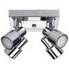 HAYTER WHITE 4 PLATE SPOT 2.5W LED