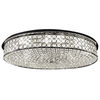 Hendon Flush Fitting Oval Black
