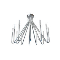 Highgate 12 Arm Chrome Ceiling Pendant