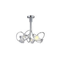 Hillingdon 5 Arm Chrome Ceiling Pendant